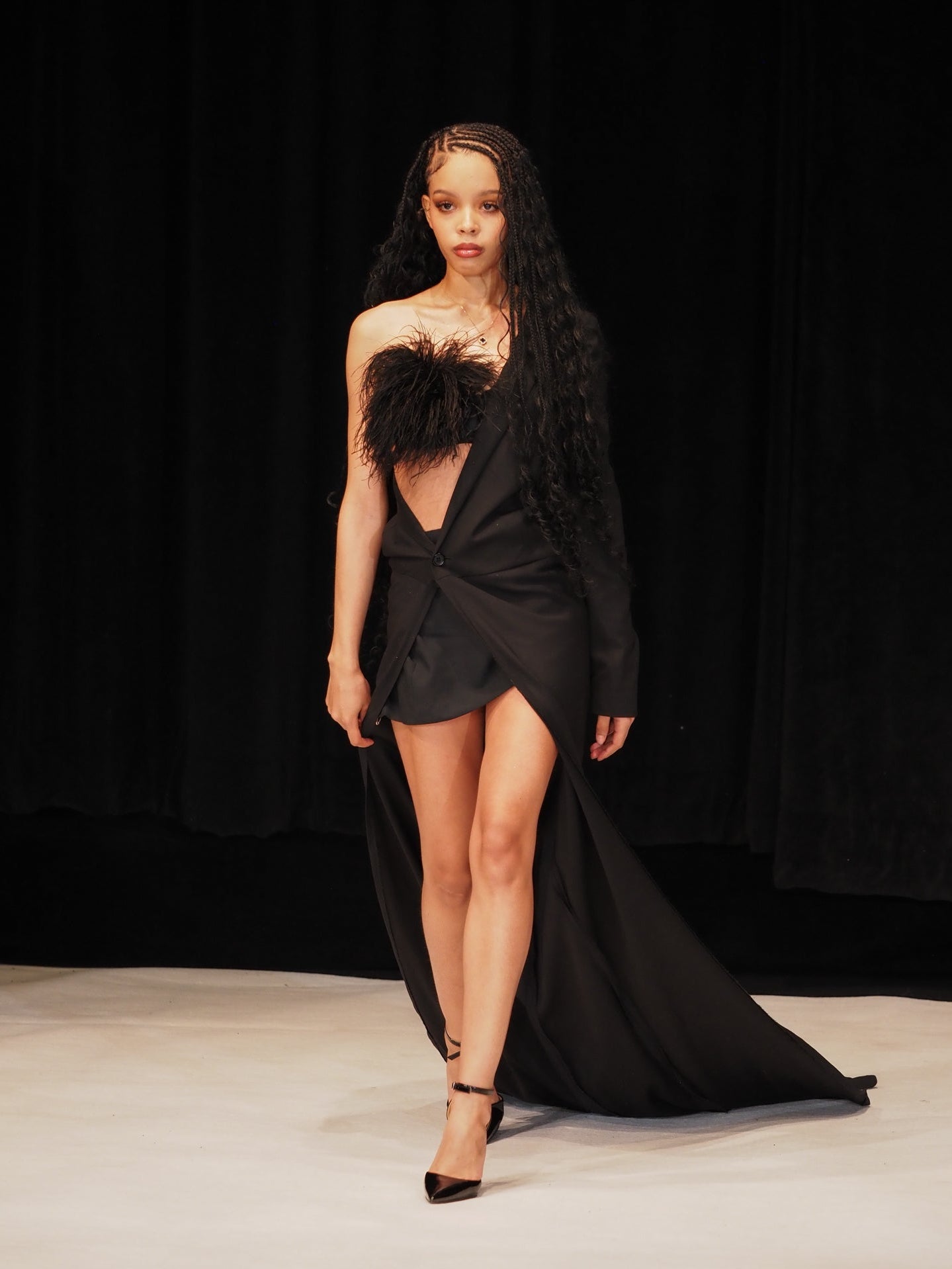 The "Feather-Weight" Gown