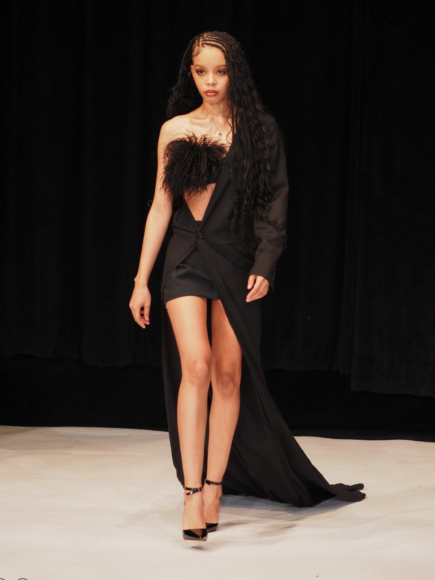 The "Feather-Weight" Gown
