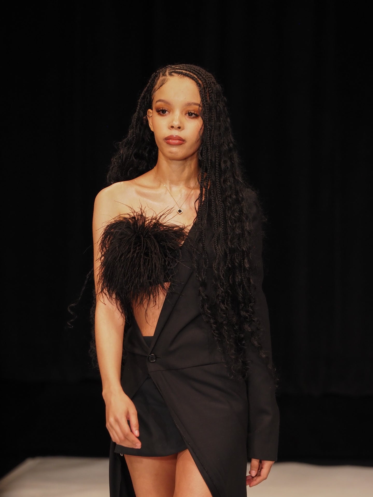 The "Feather-Weight" Gown