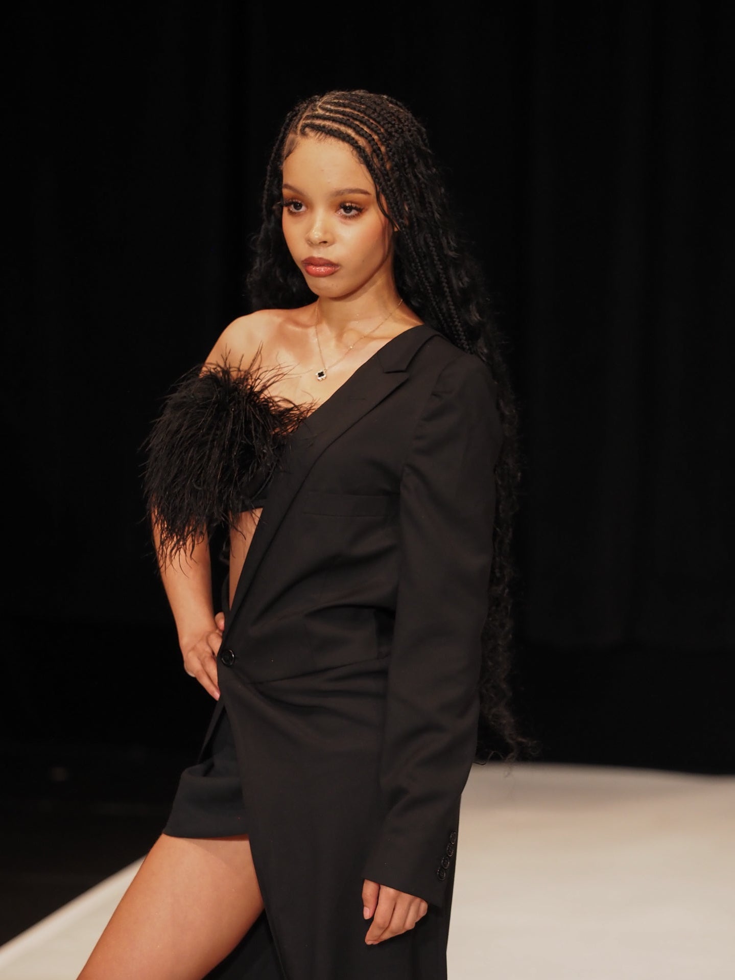 The "Feather-Weight" Gown